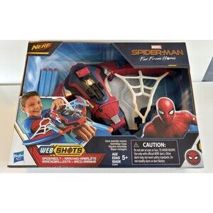 Nerf Spider-Man Web Shots Spiderbolt Blaster Marvel NEW